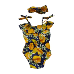 Romper bebê Jardineira fruta laranja na internet