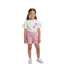 Conjunto Curto Menina Blogueirinha Blusa Corações E Short na internet