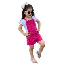 Jardineira Jeans Infantil nó - loja online