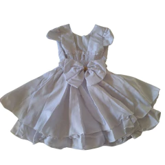 Vestido Branco batizado pérola 2 anos - comprar online