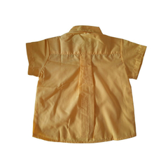 Camisa Social amarelo poá - comprar online