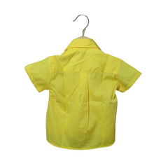 Imagem do Camisa Manga Curta Social Infantil Amarelo