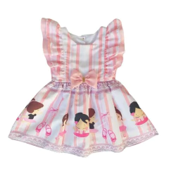 Vestido Luxinho Babado Bailarina na internet