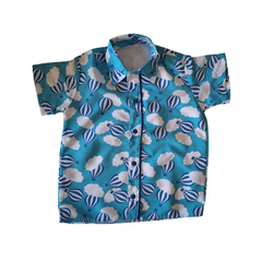 Camisa Social Temática Balões nuvens - loja online