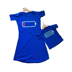 Imagem do Kit Vestido Mãe e filha vinho listra