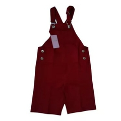 Jardineira Infantil Marsala / Vinho