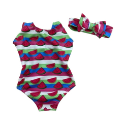 Body/ bodie maiô infantil melancia diversos - comprar online