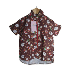 Camisa Temática Papai Noel Natal vermelho ho ho