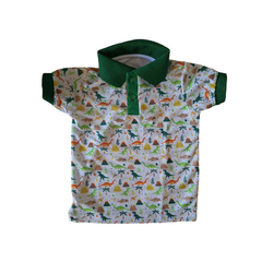 Camisa gola polo menino Dinos na internet