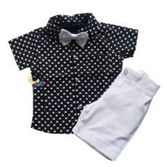 Conjunto Bebê Principe bermuda branca na internet