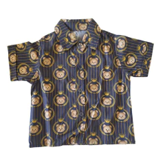 Camisa Social temática ursinho principe na internet