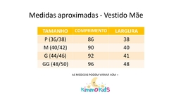 Imagem do Kit Vestido Gola Mãe e filha Rosa bebê
