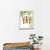 Quadro Decorativo Lavanderia Folhas Área de Serviço Prendedor
