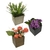Vasos Decorativos Planta Artificial Sortidos Decoração c3