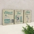 Placas Lavanderia Laundry Vintage Kit c 3 20x25