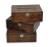 Kit 3 Caixas Mdf Porta Documentos Masculino Couro Presente