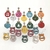 Enfeite Natal Pingente mdf Decoração Bolas Kit c 21