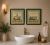 Kit Quadros Decorativos Banheiro Lavabo Praia Beach Sea Spa