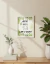 Quadro Decoração Lavanderia Folhas Alexa Lave a Roupa