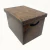 Caixa Organizador Bau Mdf 30 X 40 Pintura Imitando Couro