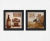 Conjunto Dois Quadros Decorativos Banheiro Lavabo - loja online