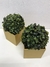 Cachepô Vaso Decorativo Dourado c Planta Artificial Kit c 2 - comprar online