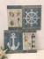 Placas Decorativas Praia Náutico 4 Placas - comprar online