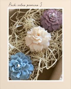 PACK VELAS PEONIAS S