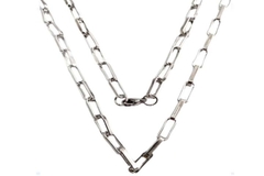 Corrente Cartier Elos Longos 2mm Aço - CRAÇ0069 - comprar online