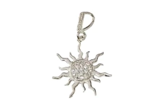 Pingente Sol com Zircônias Prata 925 - PGPR0061 - comprar online