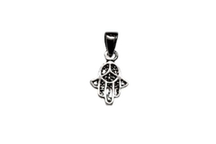 Pingente Mão de Fátima Envelhecida Prata 925 - PGPR0074 - comprar online