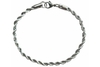 Pulseira Cordão Baiano Médio 5mm Aço - PLAÇM0048