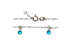 Pulseira Cartier com Pedrinhas Azuis Prata 925 - PLPRF0074 na internet