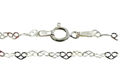 Pulseira Micro Corações 2mm Prata 925 - PLPRF0014 - comprar online