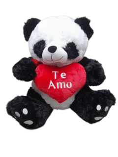 PANDA C/CORAZON 63CM ART.614336H