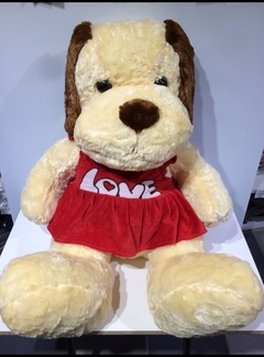 PERRO C/VESTIDO LOVE 60CM - comprar online