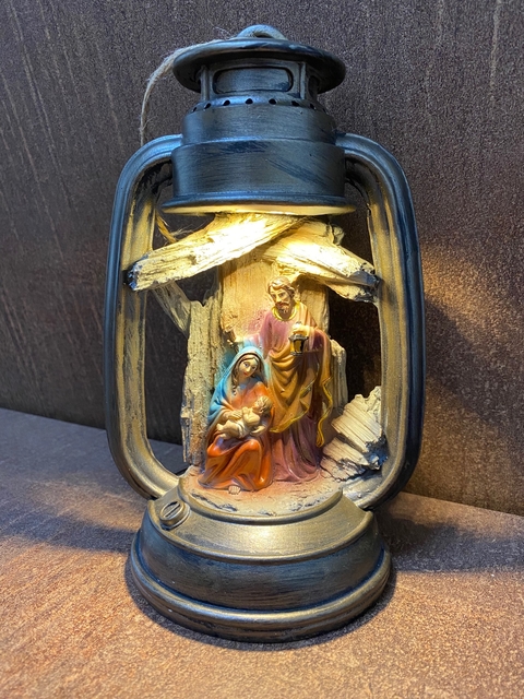 Sagrada Família - Lanterna Decorativa - 22 cm