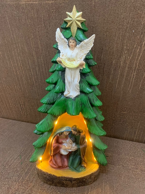 Pinheiro Sagrada Família Luminoso - 40 cm