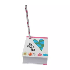 Bloco de mesa - Felicidade