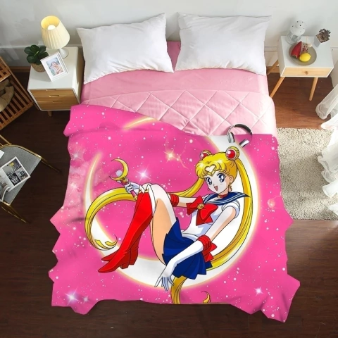 Edredón Sailor Moon diseño lunar