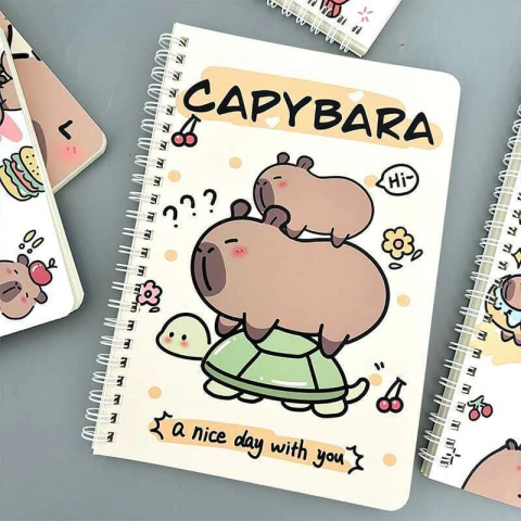 Cuaderno capibara turtle