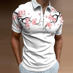 Image of Camiseta Polo com Ziper Sawig