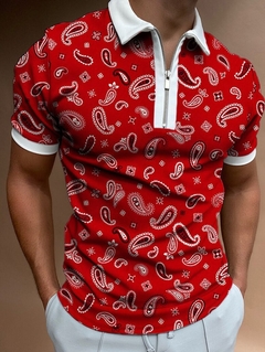 Camiseta Polo com Ziper Sawig on internet