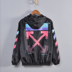Jaqueta Corta Vento Off White - online store