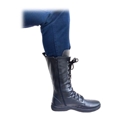 Imagen de Talles Grandes Comodísimas Botas Borcego con Cierre y Contorno de Gemelos Ajustable