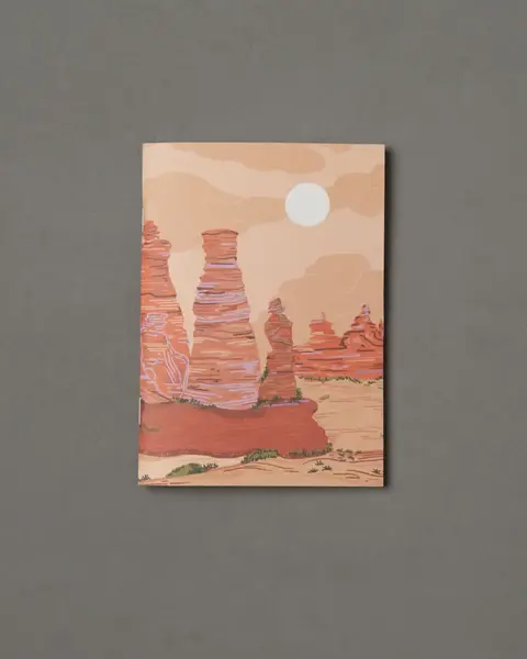 Libreta Ediciones de la Montaña 12 x 17 cm lisa tapa blanda P.N TALAMPAYA