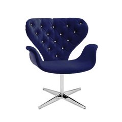 Poltrona Decorativa Mix Capitonê Giratória Nature - loja online