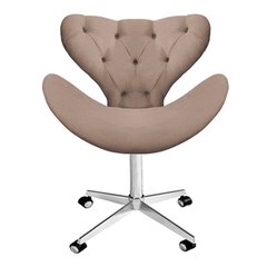 Poltrona Decorativa Elegance Capitonê Giratória C/ Rodízios - comprar online