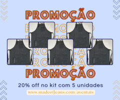 Kit 5 Aventais Silver Longo - comprar online