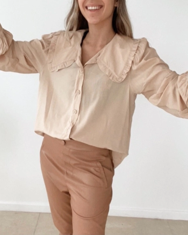 Camisa cozume l camel